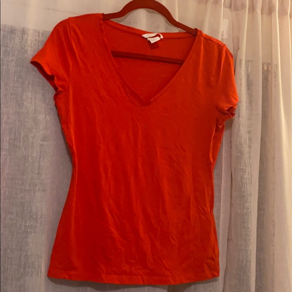 H&M basic red Tee